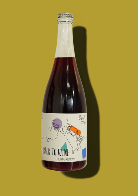 Sparkling Red Pet Nat from creative winemaker Nuria Renom in Penedes