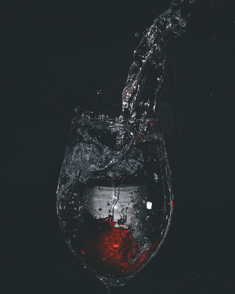 A glass of fresh, vibrant wine that looks exciting and enticing